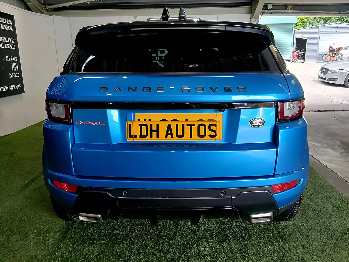 Used 2018 Land Rover Range Rover Evoque Landmark Blue - Interior and Exterior details 3