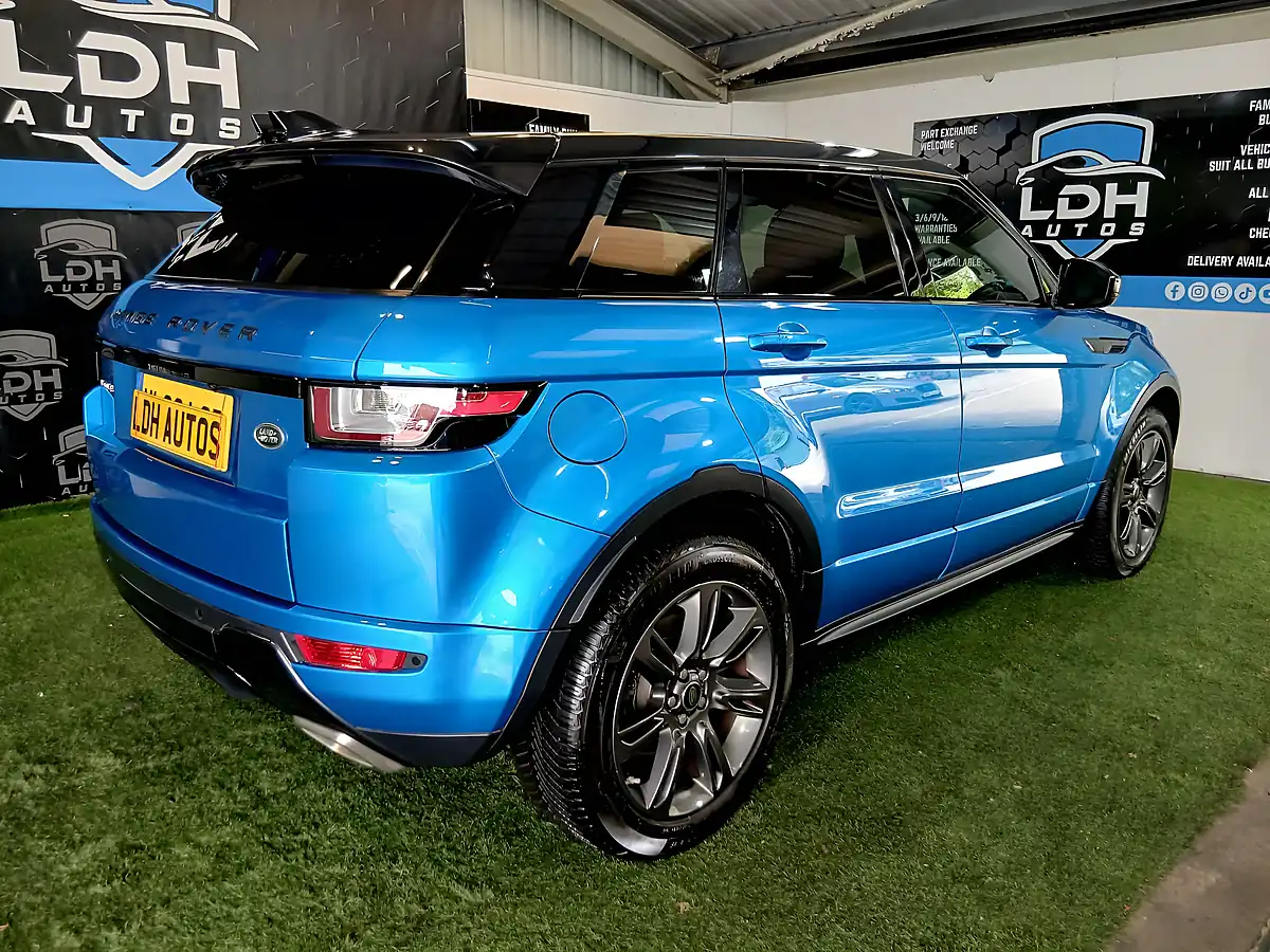 Used 2018 Land Rover Range Rover Evoque Landmark Blue - Interior and Exterior details 6