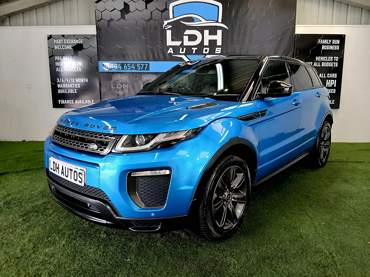 Used 2018 Land Rover Range Rover Evoque Landmark Blue - Interior and Exterior details 7