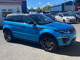 Used 2018 Land Rover Range Rover Evoque Landmark Blue - Interior and Exterior details 10