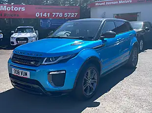 Used 2018 Land Rover Range Rover Evoque Landmark Blue - Interior and Exterior details 4