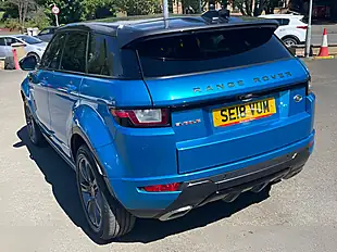 Used 2018 Land Rover Range Rover Evoque Landmark Blue - Interior and Exterior details 6