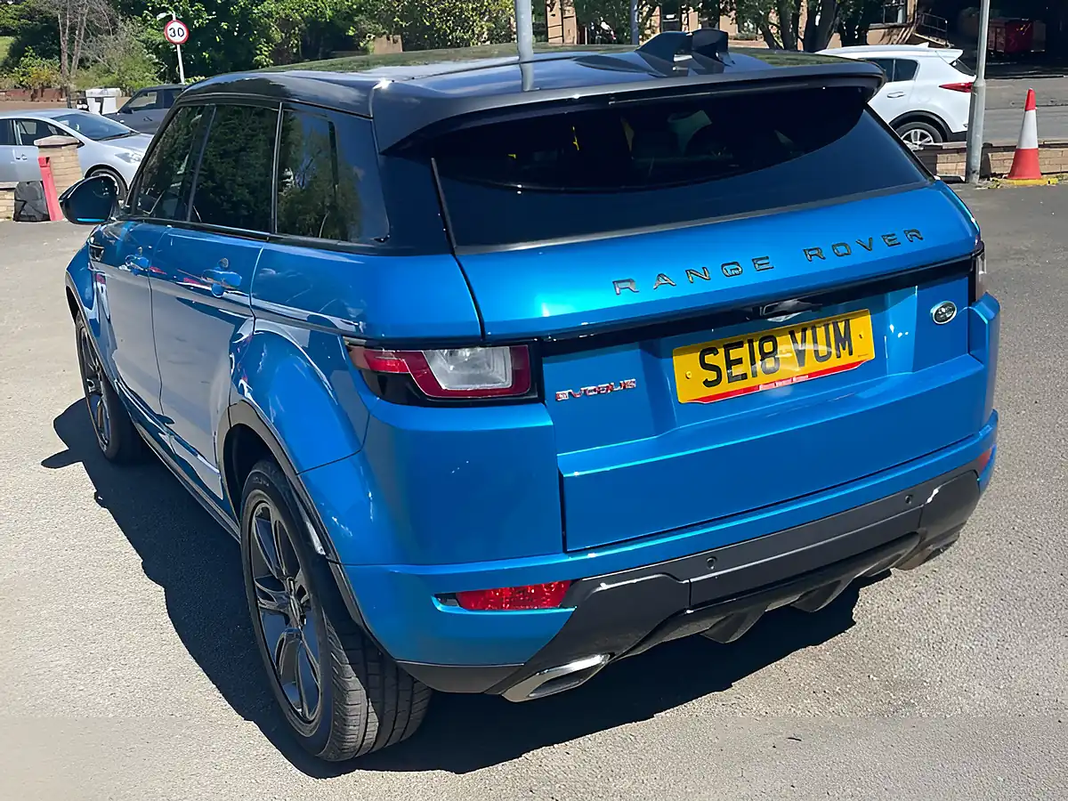 Used 2018 Land Rover Range Rover Evoque Landmark Blue - Interior and Exterior details 6