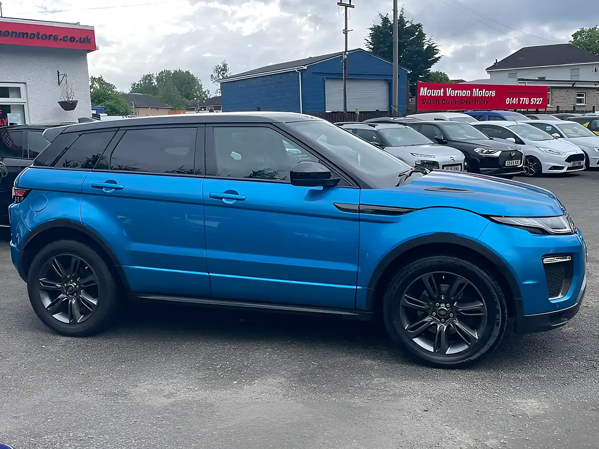 Used 2018 Land Rover Range Rover Evoque Landmark Moraine Blue - Interior and Exterior details 10