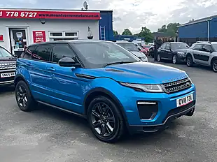 Used 2018 Land Rover Range Rover Evoque Landmark Moraine Blue - Interior and Exterior details 11
