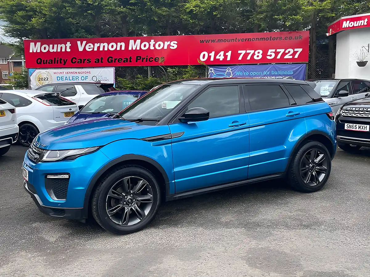 Used 2018 Land Rover Range Rover Evoque Landmark Moraine Blue - Interior and Exterior details 5