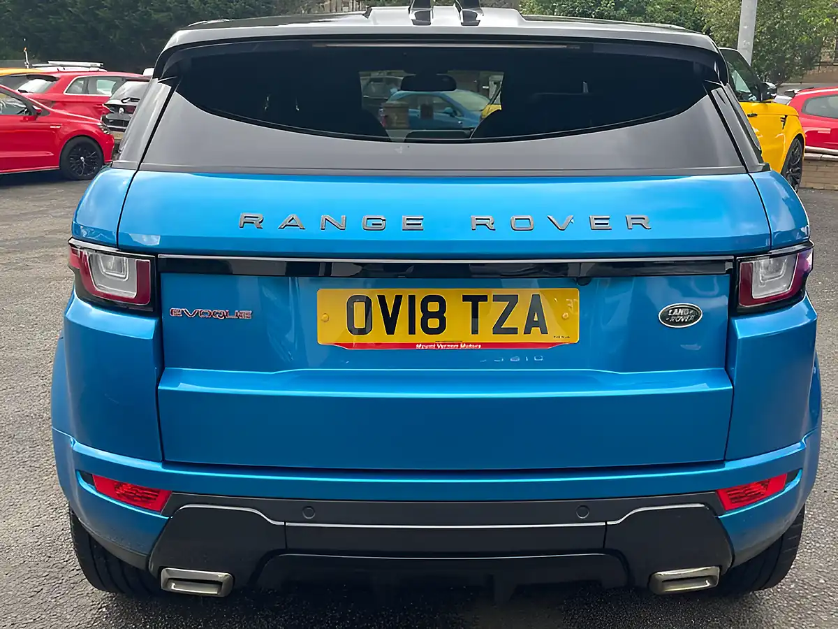 Used 2018 Land Rover Range Rover Evoque Landmark Moraine Blue - Interior and Exterior details 7