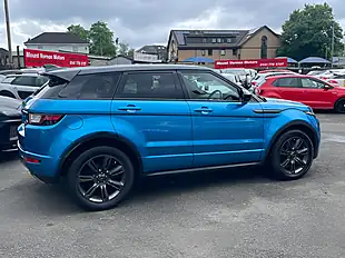 Used 2018 Land Rover Range Rover Evoque Landmark Moraine Blue - Interior and Exterior details 9