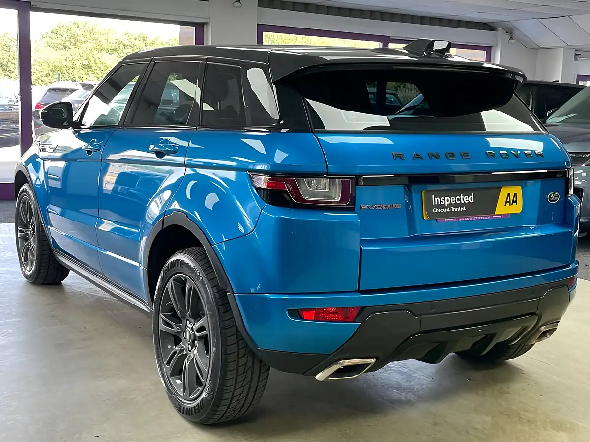 Used 2018 Land Rover Range Rover Evoque Landmark Moraine Blue - Interior and Exterior details 8