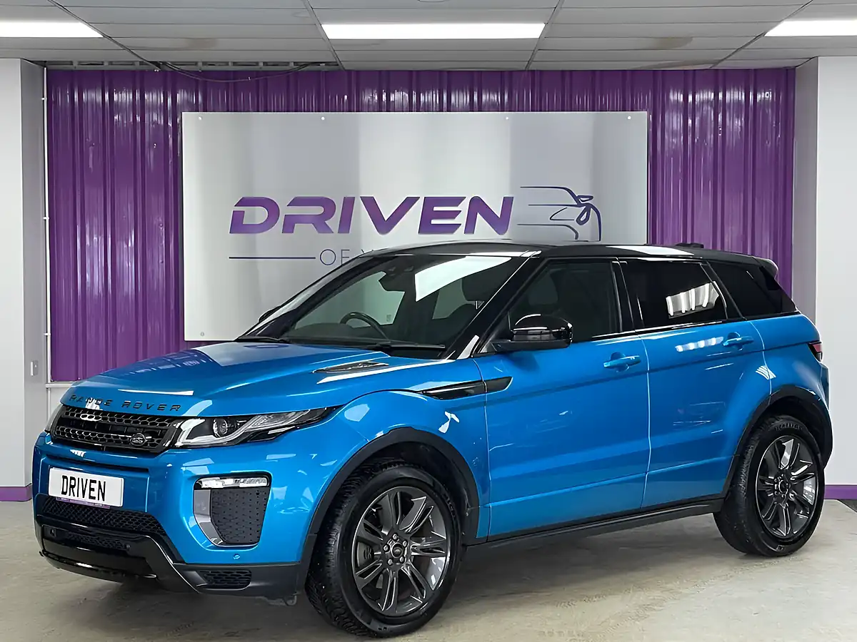 Used 2018 Land Rover Range Rover Evoque Landmark Moraine Blue - Front View