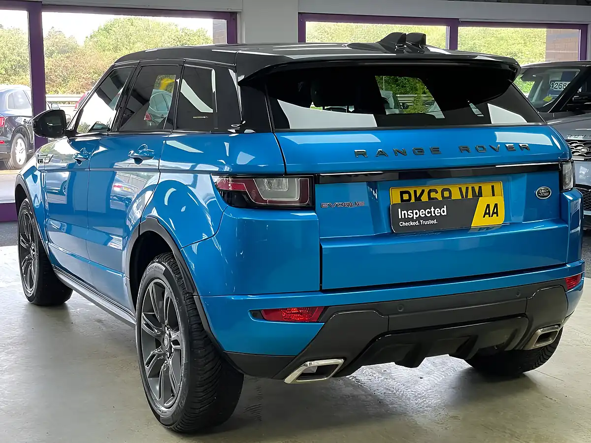 Used 2018 Land Rover Range Rover Evoque Landmark Moraine Blue - Interior and Exterior details 7