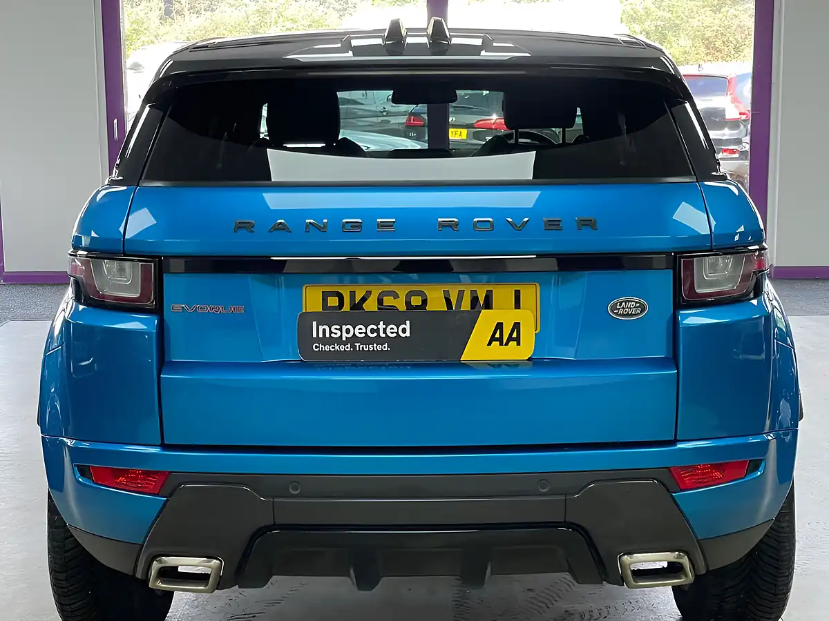 Used 2018 Land Rover Range Rover Evoque Landmark Moraine Blue - Interior and Exterior details 8