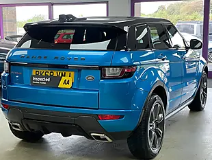 Used 2018 Land Rover Range Rover Evoque Landmark Moraine Blue - Interior and Exterior details 9