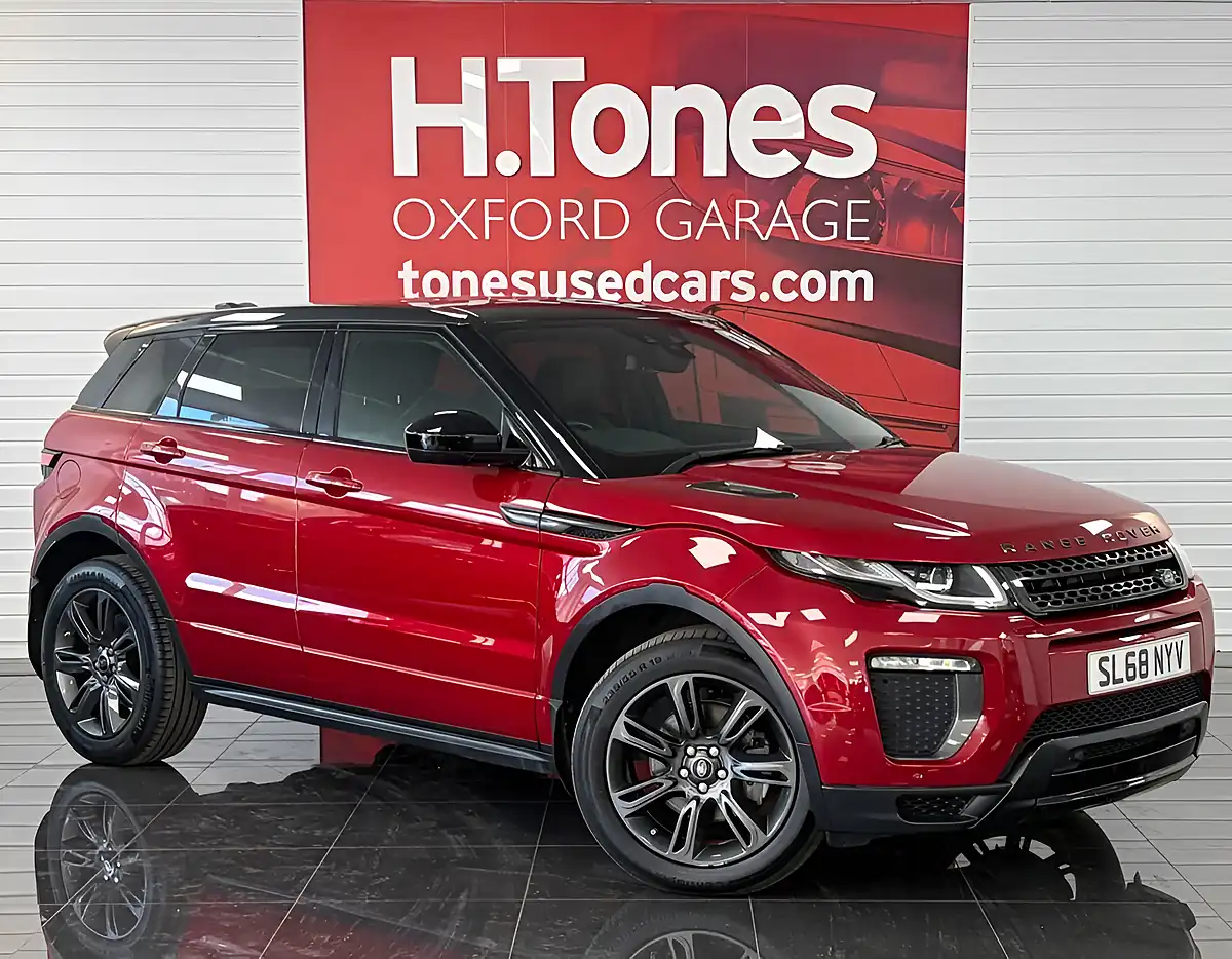 Used 2018 Land Rover Range Rover Evoque Landmark Red - Front View