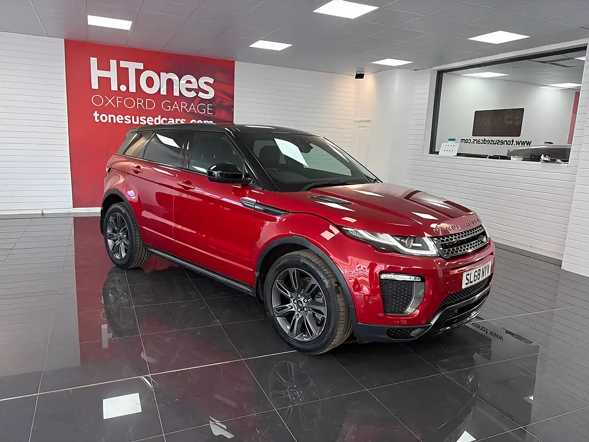 Used 2018 Land Rover Range Rover Evoque Landmark Red - Interior and Exterior details 2