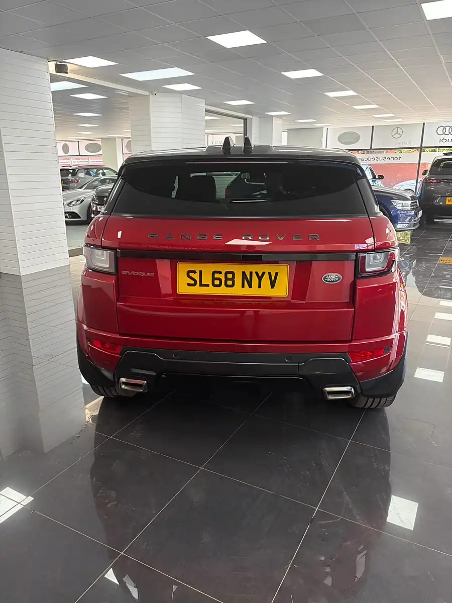 Used 2018 Land Rover Range Rover Evoque Landmark Red - Interior and Exterior details 5