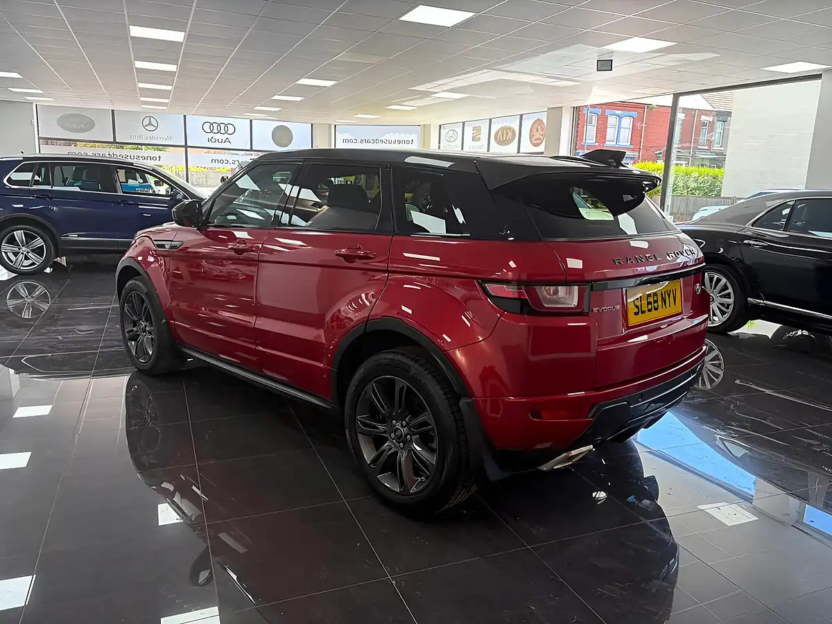 Used 2018 Land Rover Range Rover Evoque Landmark Red - Interior and Exterior details 6
