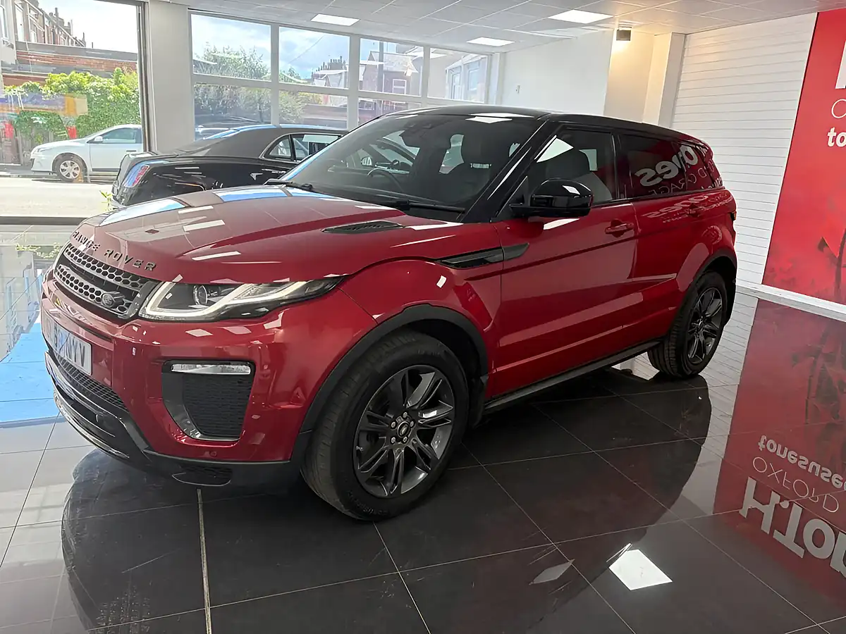 Used 2018 Land Rover Range Rover Evoque Landmark Red - Interior and Exterior details 8