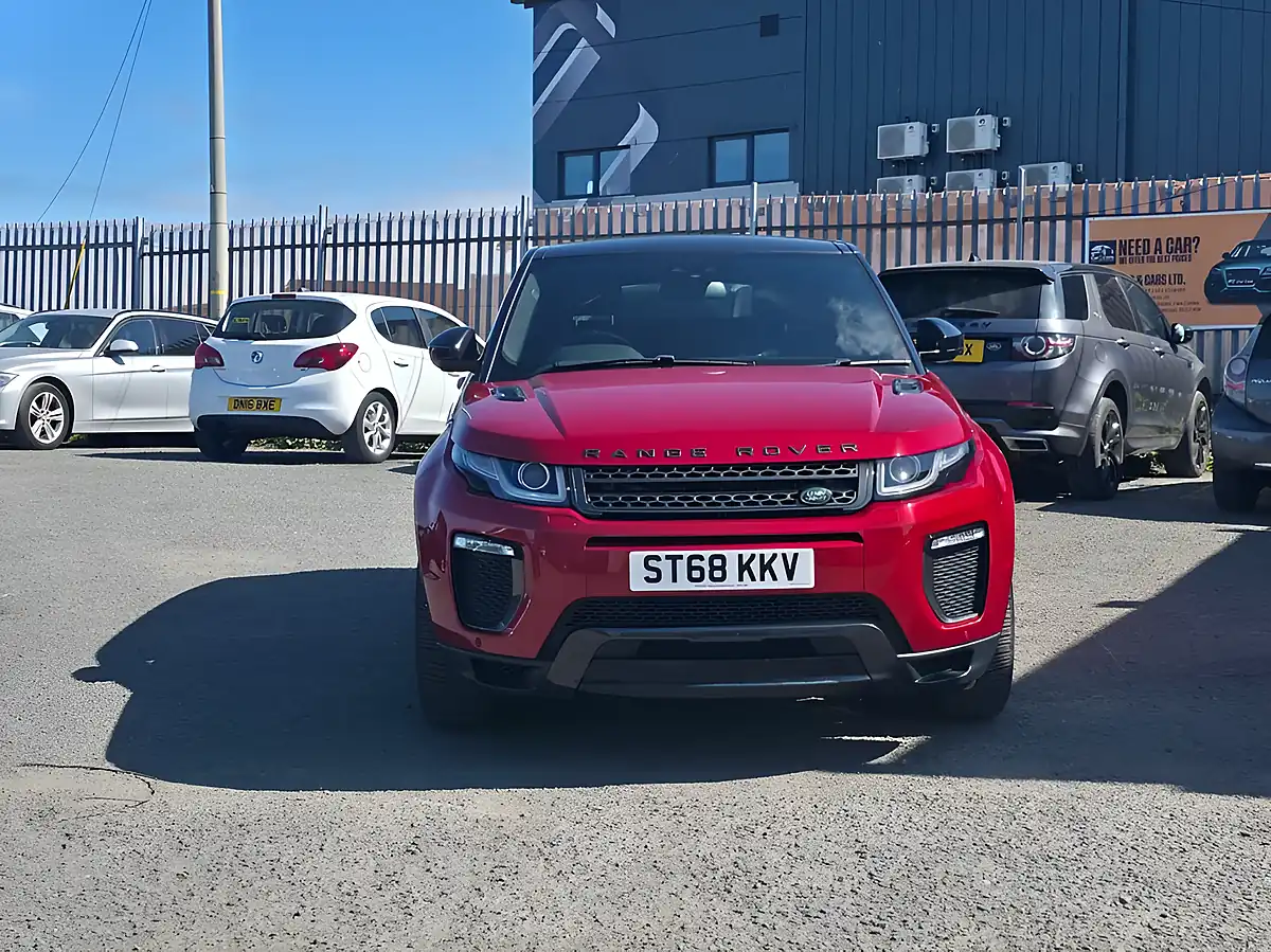 Used 2018 Land Rover Range Rover Evoque Landmark Red - Interior and Exterior details 16