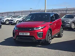 Used 2018 Land Rover Range Rover Evoque Landmark Red - Interior and Exterior details 2