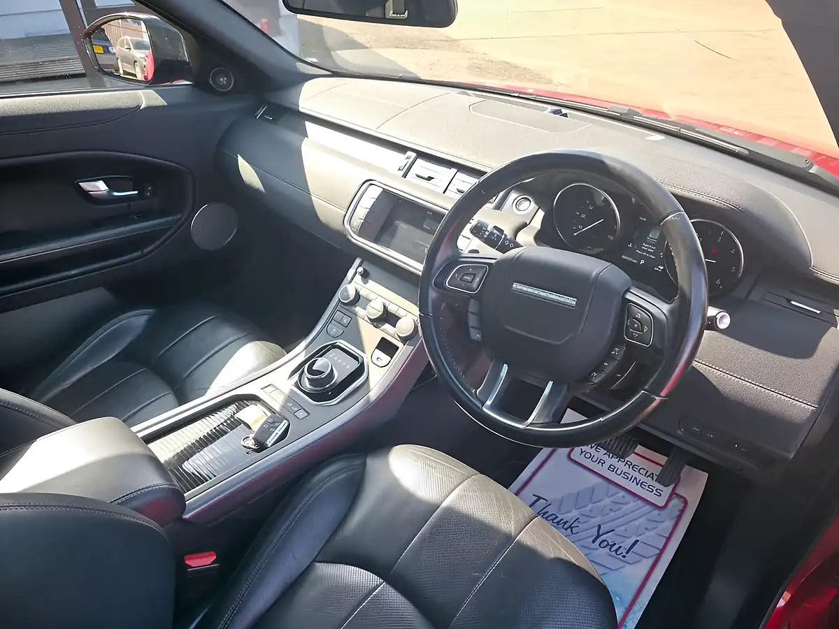 Used 2018 Land Rover Range Rover Evoque Landmark Red - Interior and Exterior details 7