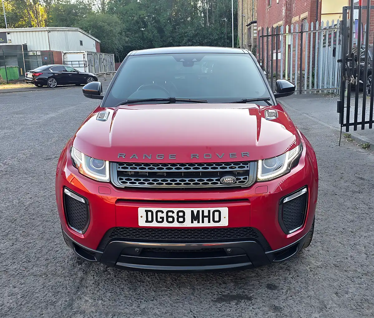 Used 2018 Land Rover Range Rover Evoque Landmark Red - Front View