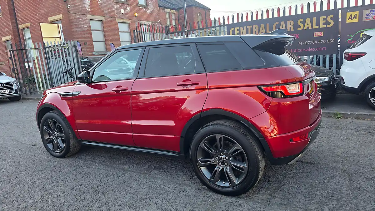 Used 2018 Land Rover Range Rover Evoque Landmark Red - Interior and Exterior details 10