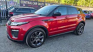 Used 2018 Land Rover Range Rover Evoque Landmark Red - Interior and Exterior details 11