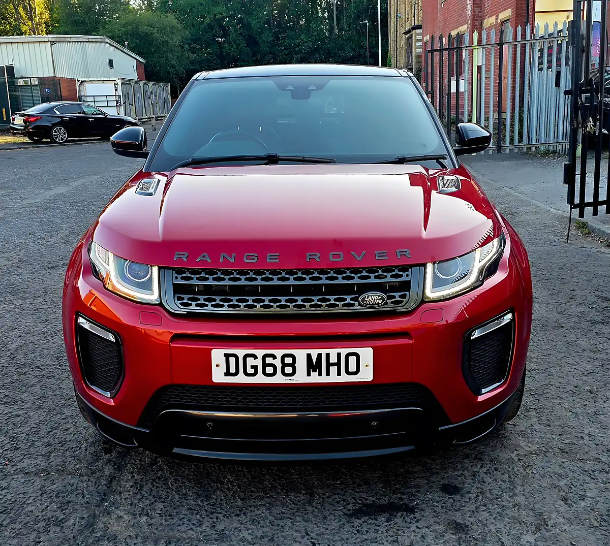 Used 2018 Land Rover Range Rover Evoque Landmark Red - Interior and Exterior details 2