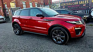 Used 2018 Land Rover Range Rover Evoque Landmark Red - Interior and Exterior details 4