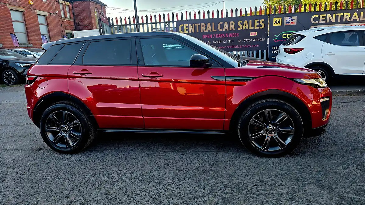 Used 2018 Land Rover Range Rover Evoque Landmark Red - Interior and Exterior details 5