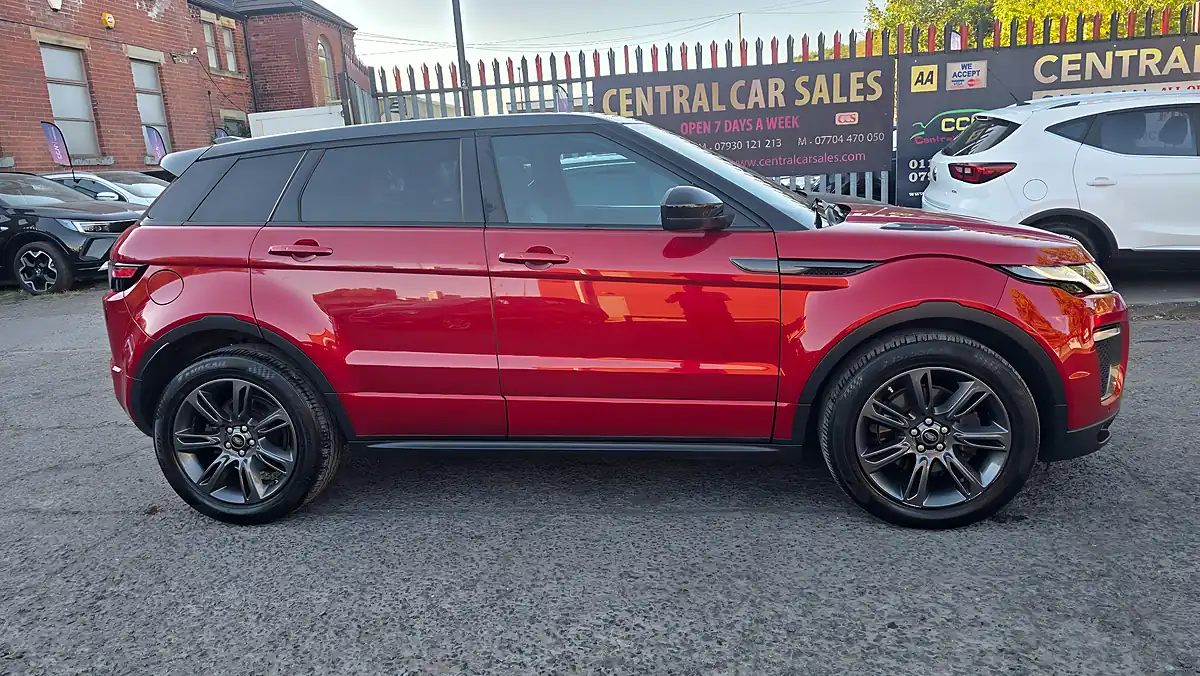 Used 2018 Land Rover Range Rover Evoque Landmark Red - Interior and Exterior details 6
