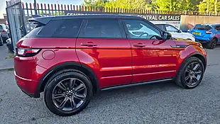 Used 2018 Land Rover Range Rover Evoque Landmark Red - Interior and Exterior details 7