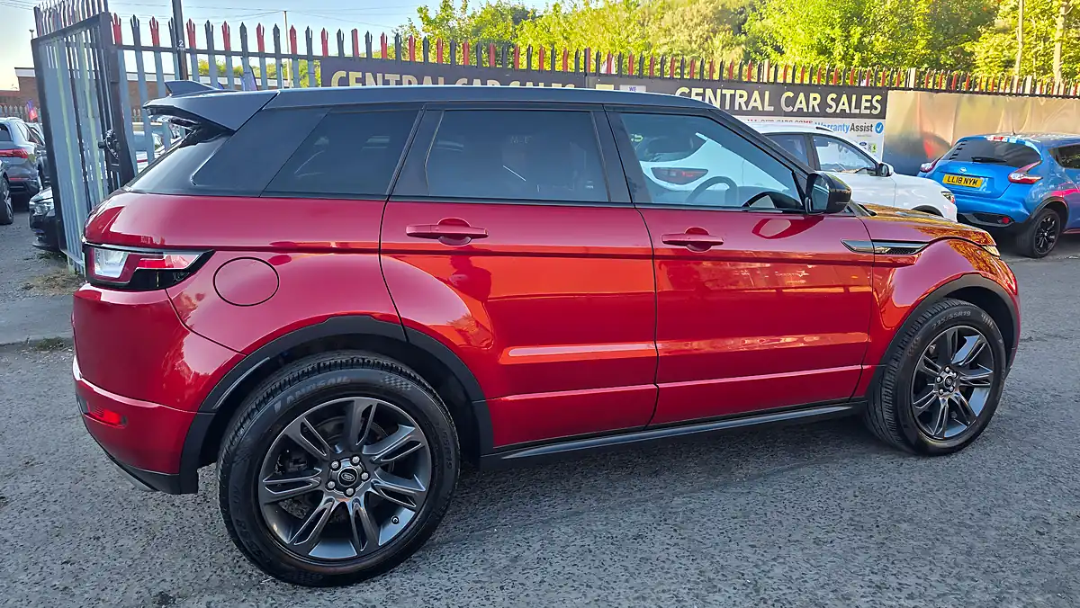 Used 2018 Land Rover Range Rover Evoque Landmark Red - Interior and Exterior details 8