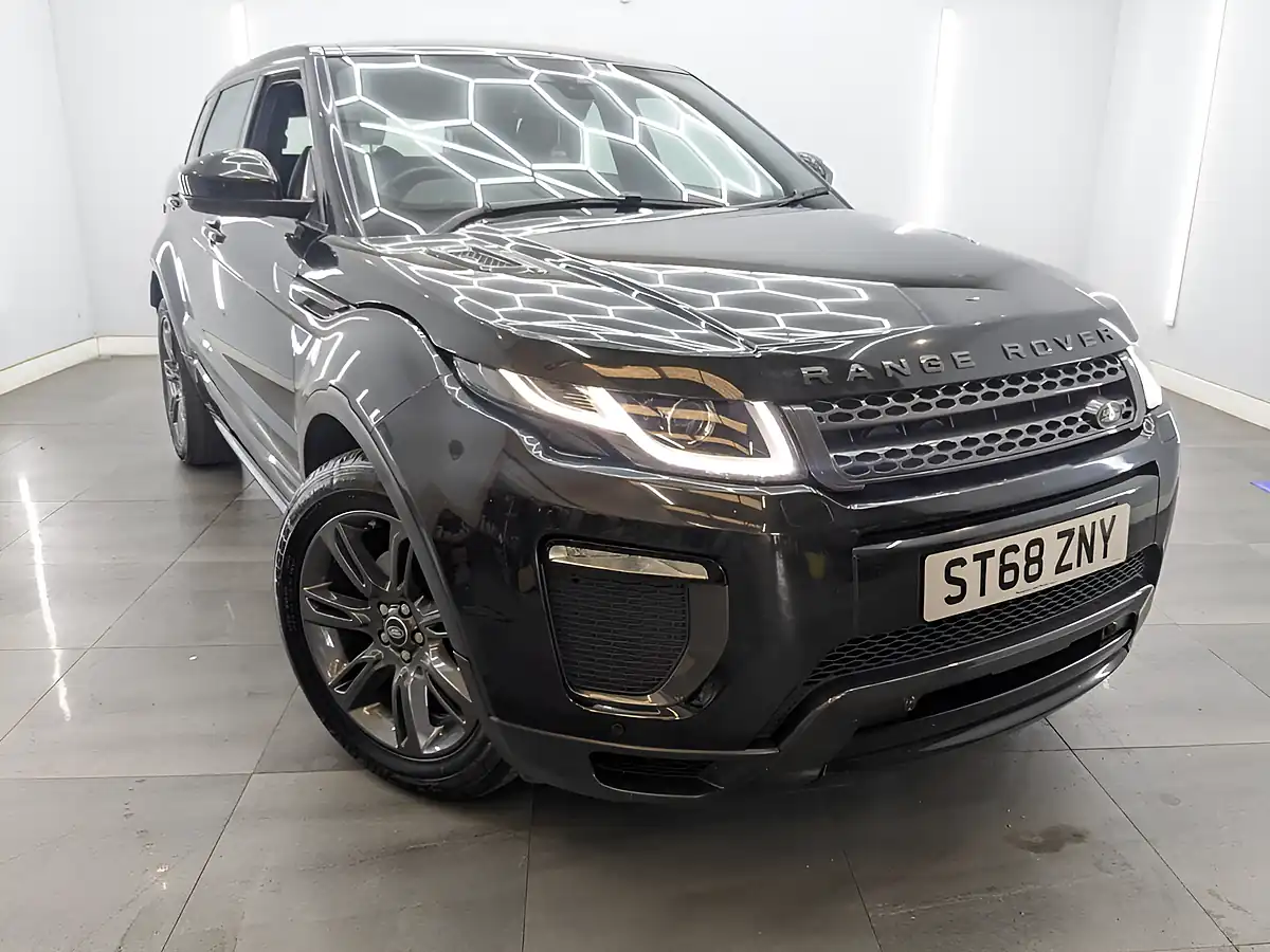 Used 2018 Land Rover Range Rover Evoque Landmark Santorini Black - Front View