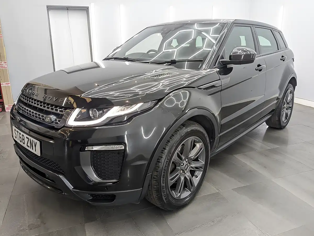 Used 2018 Land Rover Range Rover Evoque Landmark Santorini Black - Interior and Exterior details 4