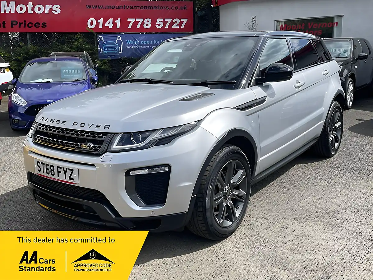 Used 2018 Land Rover Range Rover Evoque Landmark Silver - Front View