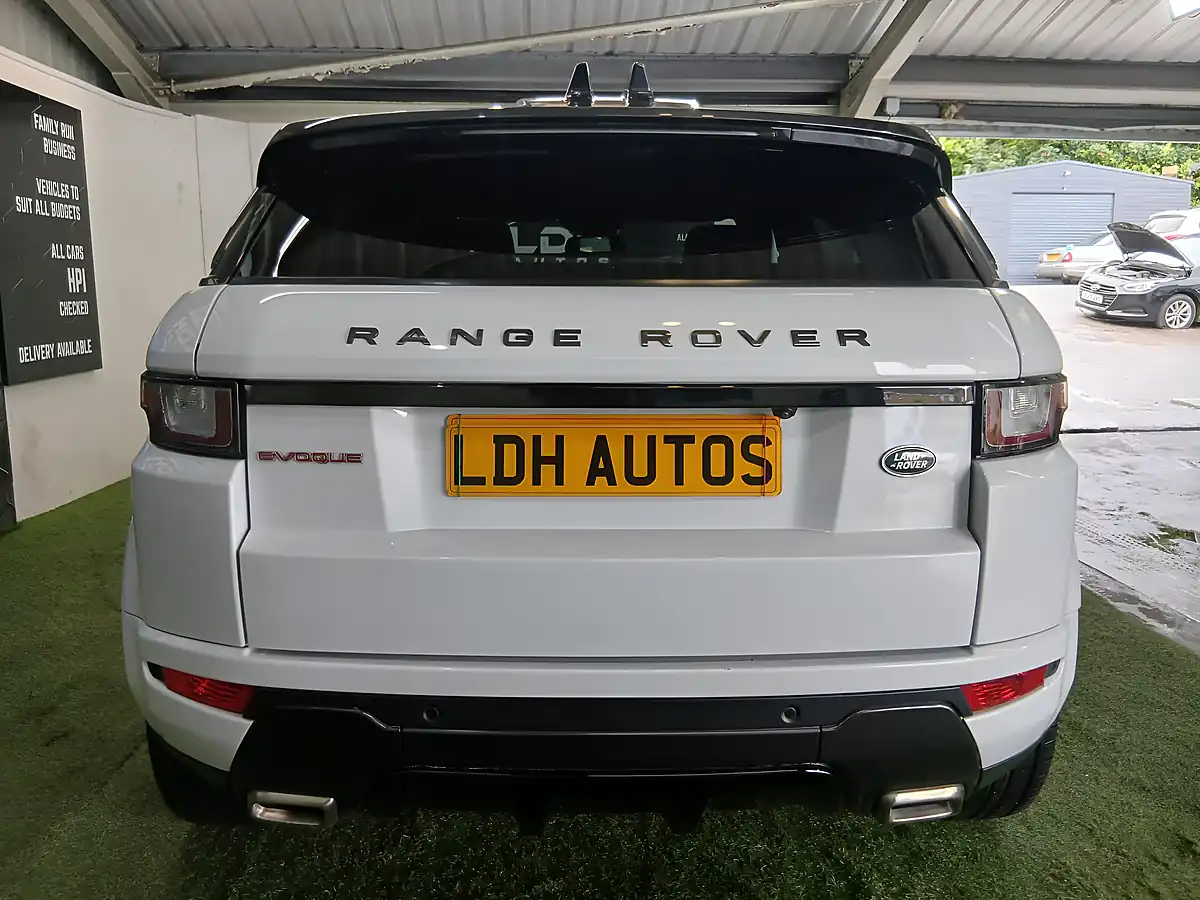 Used 2018 Land Rover Range Rover Evoque Landmark White - Interior and Exterior details 3