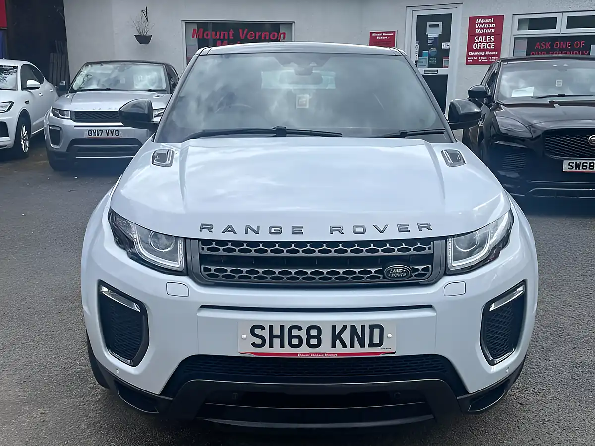 Used 2018 Land Rover Range Rover Evoque Landmark White - Interior and Exterior details 11