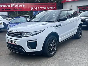 Used 2018 Land Rover Range Rover Evoque Landmark White - Interior and Exterior details 4