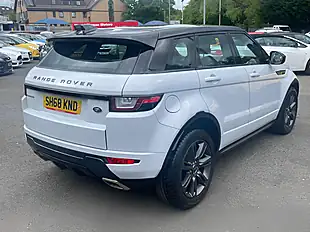 Used 2018 Land Rover Range Rover Evoque Landmark White - Interior and Exterior details 8
