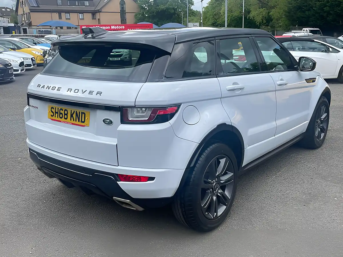 Used 2018 Land Rover Range Rover Evoque Landmark White - Interior and Exterior details 8