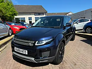 Used 2018 Land Rover Range Rover Evoque Se Blue - Interior and Exterior details 4