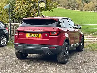 Used 2018 Land Rover Range Rover Evoque Se Tech Red - Interior and Exterior details 8