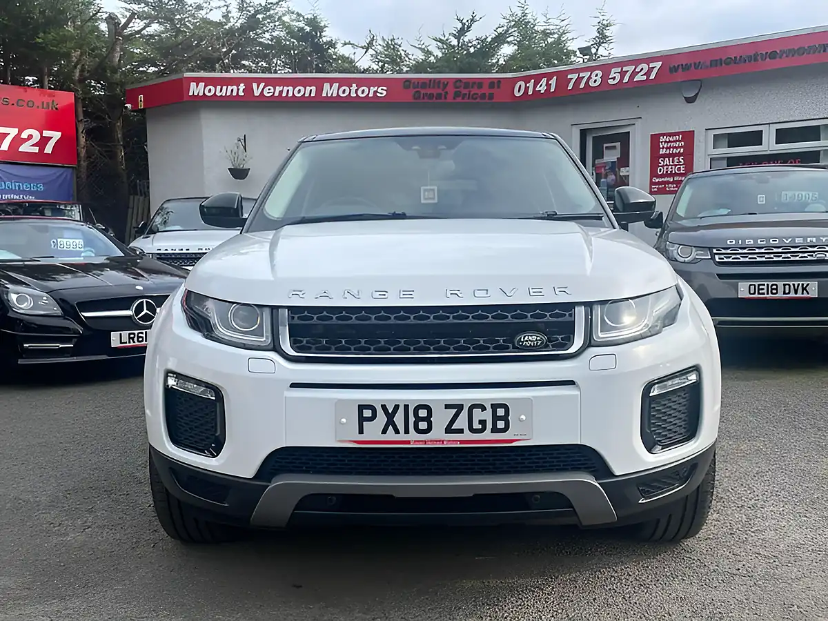 Used 2018 Land Rover Range Rover Evoque Se Tech White - Interior and Exterior details 11