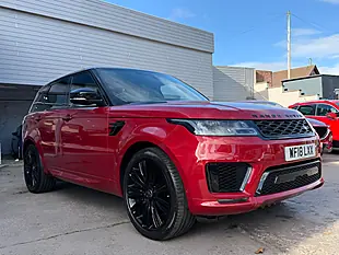 Used 2018 Land Rover Range Rover Sport Autobiography Dynamic Firenze Red - Interior and Exterior details 2
