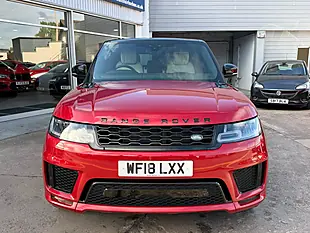 Used 2018 Land Rover Range Rover Sport Autobiography Dynamic Firenze Red - Interior and Exterior details 3