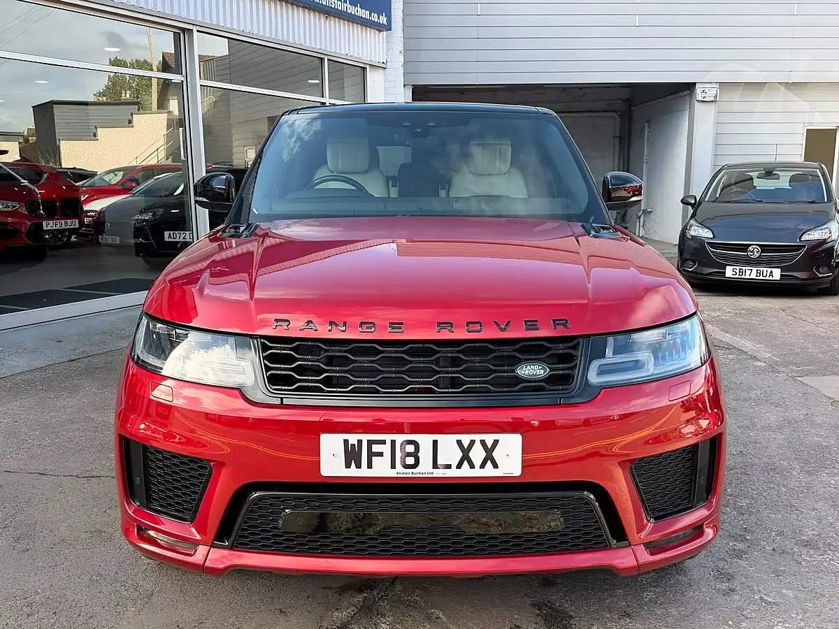 Used 2018 Land Rover Range Rover Sport Autobiography Dynamic Firenze Red - Interior and Exterior details 3