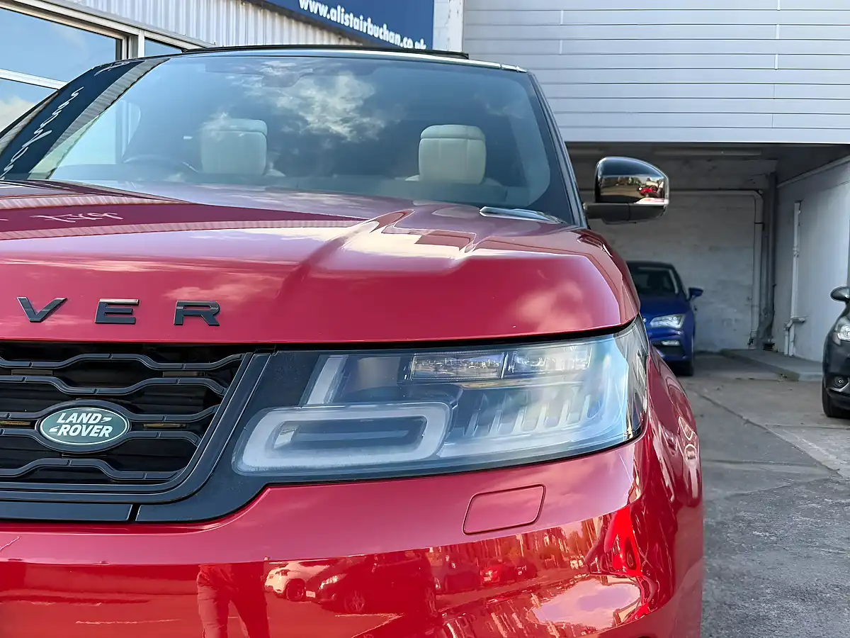 Used 2018 Land Rover Range Rover Sport Autobiography Dynamic Firenze Red - Interior and Exterior details 5
