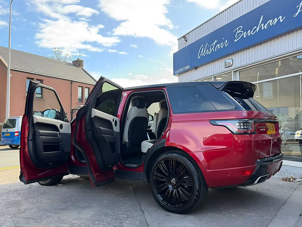 Used 2018 Land Rover Range Rover Sport Autobiography Dynamic Firenze Red - Interior and Exterior details 8